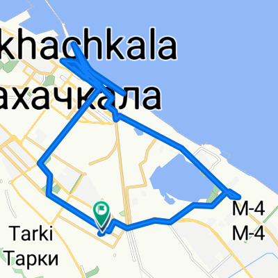 улица Таркинского, Махачкала до улица Самурского, Махачкала