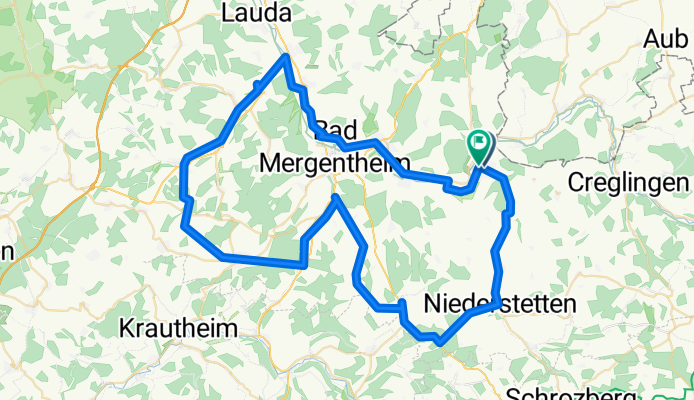 Route in Weikersheim