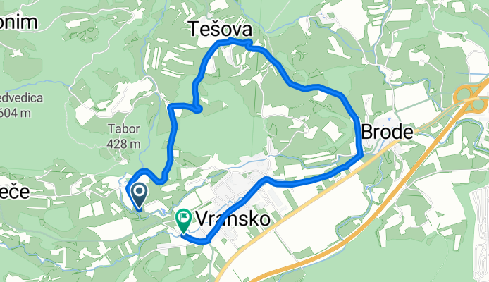 Route in Vransko