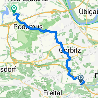 Kohlgraben, Dresden nach Rennersdorfer Hauptstraße, Dresden