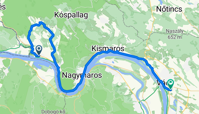 Szt Imre utca, Szob - Vám utca, Vác