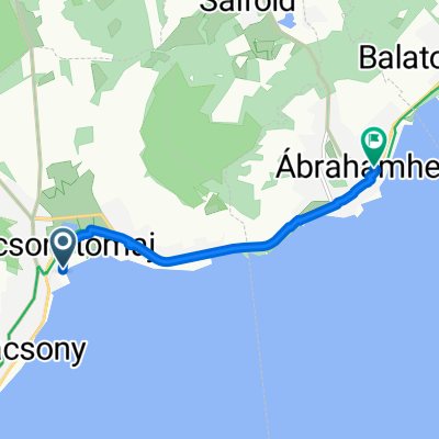 Vasút utca, Badacsonytomaj - Rózsa utca, Ábrahámhegy