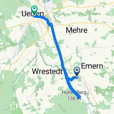 An den Teichen, Wrestedt nach Lüneburger Straße, Uelzen