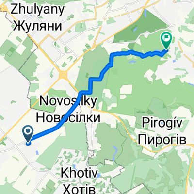 Route to Zolotoniska Street