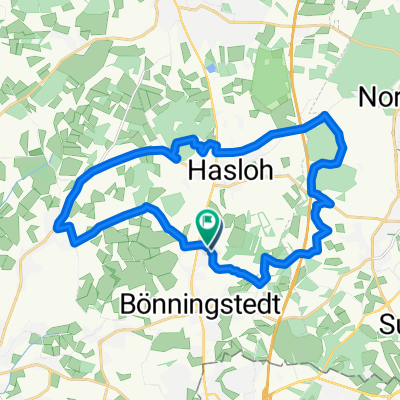 Ostermoorweg nach Ostermoorweg