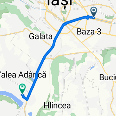 Aleea Profesor Vasile Petrescu, Iaşi to Strada Costea Vodă, Miroslava