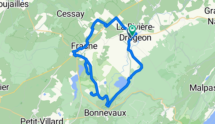 De Faubourg d'Arlin à Rue du Marronnier