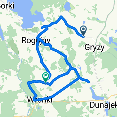 Gryzy, Świętajno to Zalesie, Świętajno