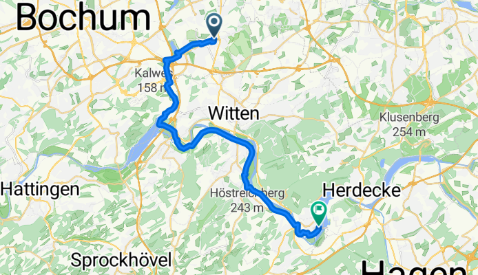 Von Bochum bis Wetter (Ruhr)