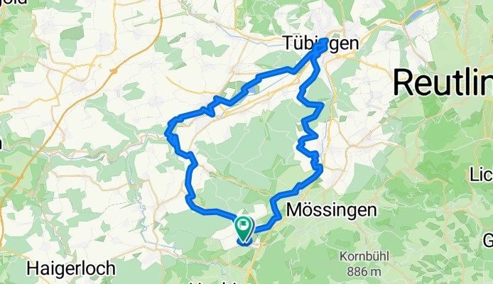 Von Bodelshausen bis Tübingen