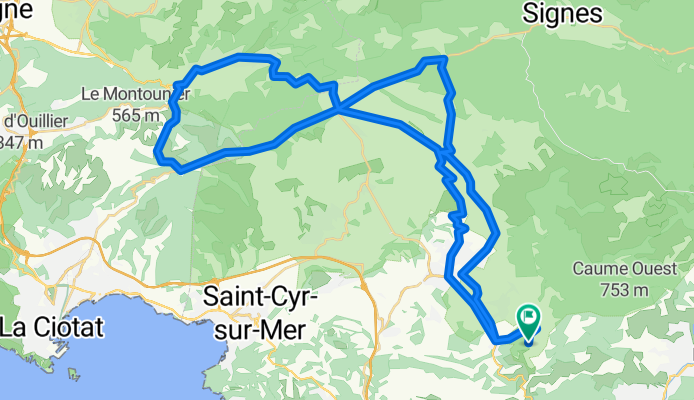 Chemin de la Colle, Évenos à Chemin de la Colle, Évenos