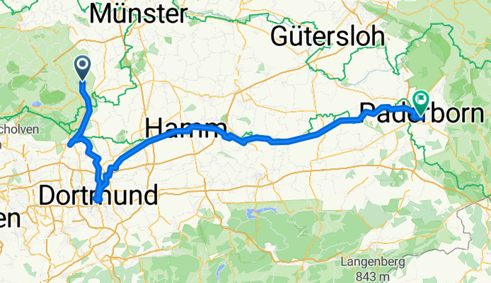 Dülmen - Dortmund + Von Dortmund bis Paderborn