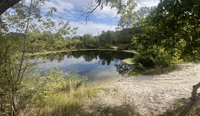 Foto 2 de la ruta de Bikemap "Кучеренка вулиця, Щербанівська to Нижньомлинський шлюз-регулятор, Щербанівська"