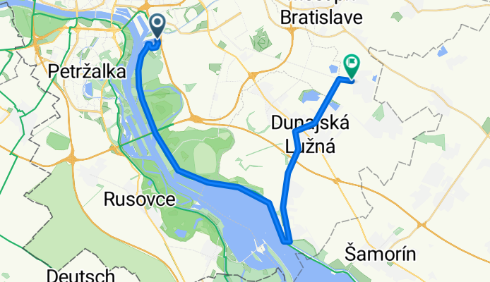 From Bratislava to Miloslavov