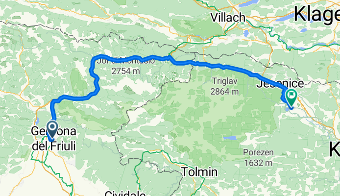 Route to Tarvisio