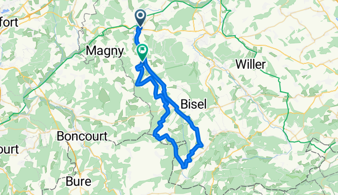 De Impasse de la Forêt Noire à Rue de Fulleren B