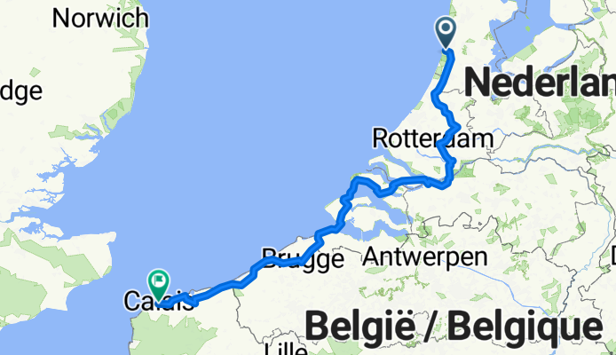 amsterdam to Calais