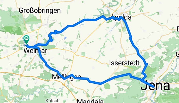 Pętla Weimar-Apolda-Jena-Weimar