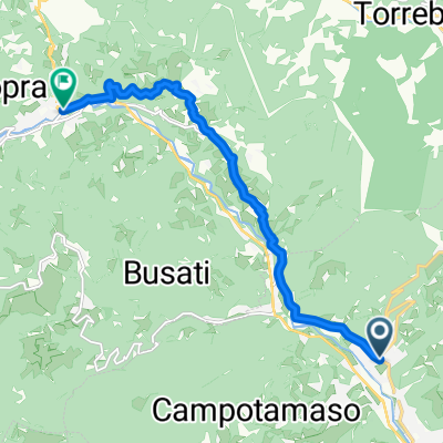 Da Via Ruetta a Piazza Dolomiti