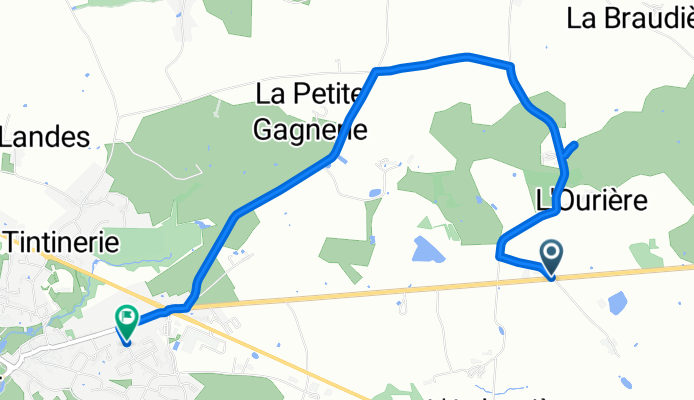 trajet salle de sport chemin