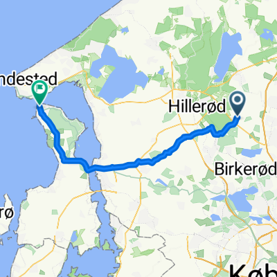 Avderødvej, Kokkedal to Lanternevej, Jægerspris
