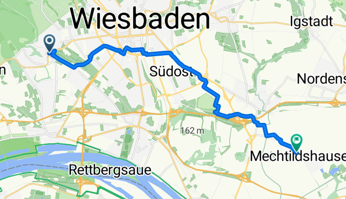 Karl-Arnold-Straße, Wiesbaden nach Wiesbaden