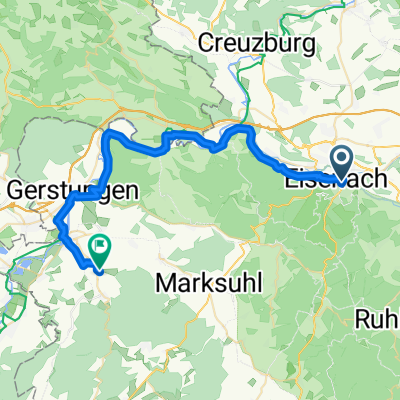 Zur Kupfergrube nach Wartburgallee