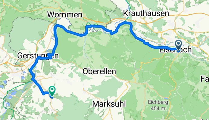 Zur Kupfergrube nach Wartburgallee