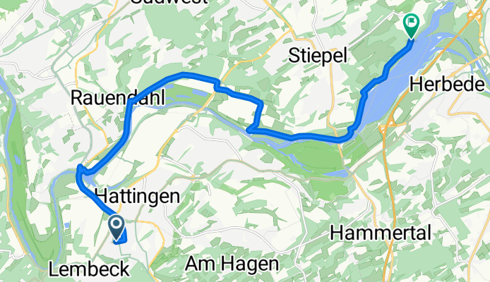 Eichendorffstraße, Hattingen nach Süd, Bochum