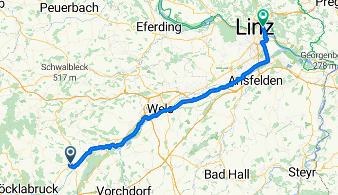 Schwanenstadt nach Linz
