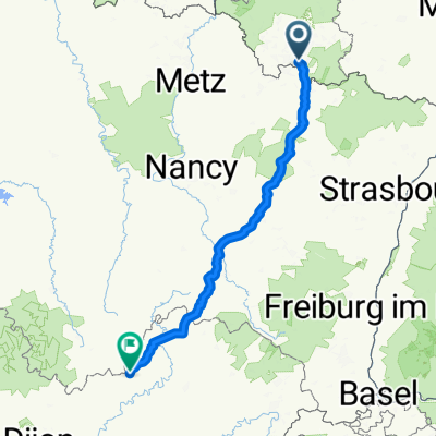 Saarbrücken - Bains-les-Bains