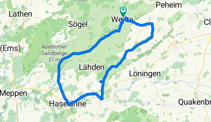 Schwalbenweg, Werlte nach Schwalbenweg, Werlte