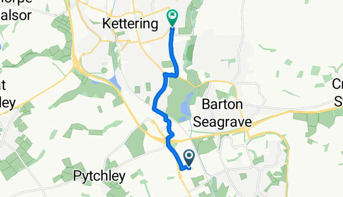 Pytchley, Kettering to Windmill Avenue, Kettering