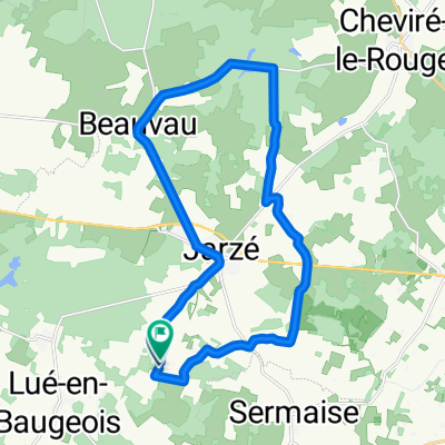Route de Bouée, Jarzé Villages à Route de Bouée, Jarzé Villages