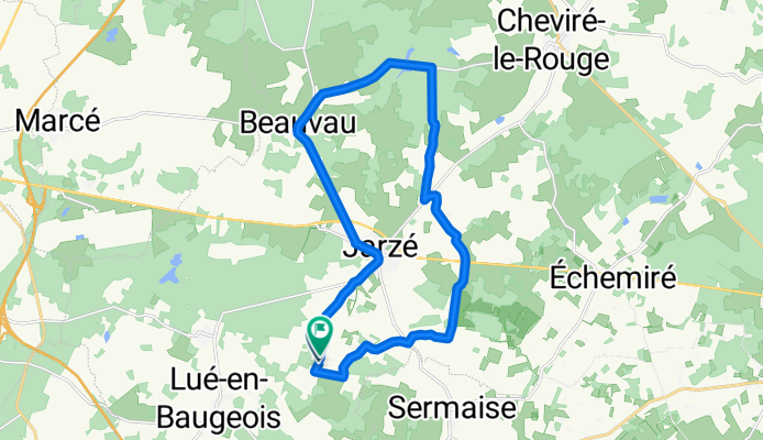 Route de Bouée, Jarzé Villages à Route de Bouée, Jarzé Villages