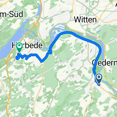 Osterfeldstraße nach Witten Knappensiedlung
