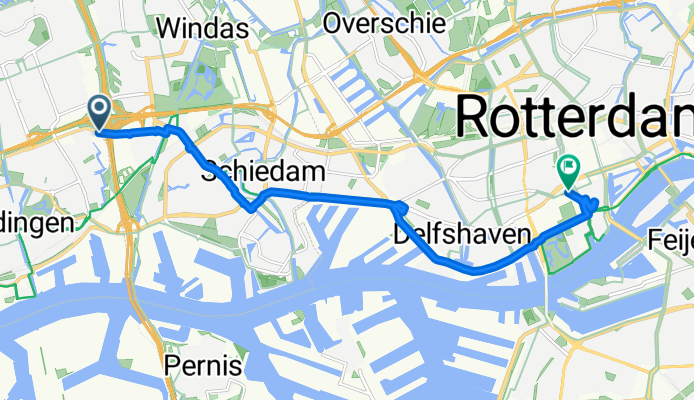 Kethelweg to Rochussenstraat
