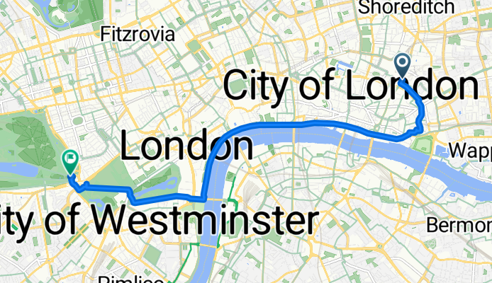 Bishopsgate, London a Serpentine Road, London
