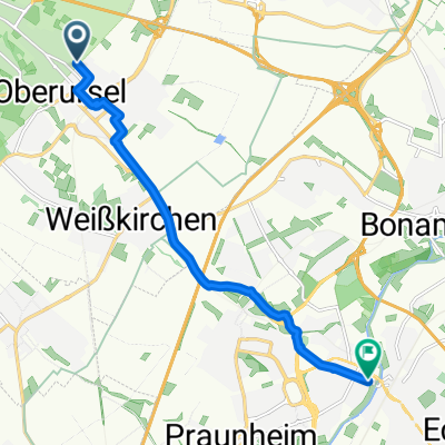 Rossertstraße to Niedwiesenstraße