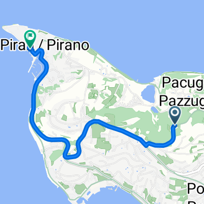 Pacug, Piran nach Stjenkova ulica, Piran