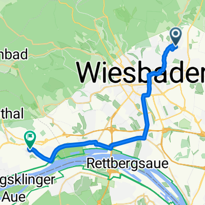 Flandernstraße, Wiesbaden nach Liebaustraße, Walluf