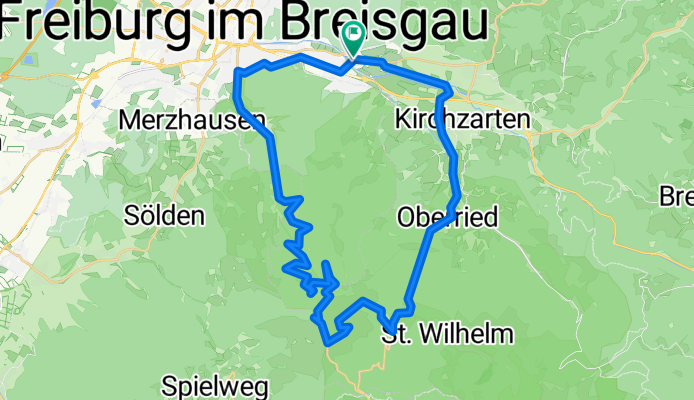 Hirschenhofweg, Freiburg im Breisgau nach Hirschenhofweg, Freiburg im Breisgau