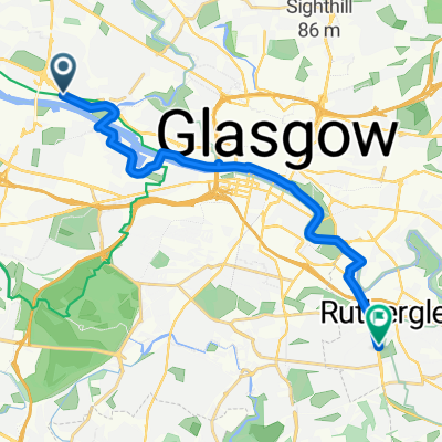 Dumbarton Road, Glasgow to Rutherglen Central and North, Glasgow