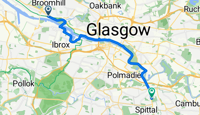 Dumbarton Road, Glasgow to Rutherglen Central and North, Glasgow