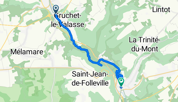 От Rue du Maréchal Foch до Rue Guillaume le Conquérant Bis