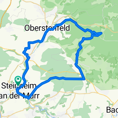 Steinheim-Wüstenbachhof-Altersberg-Gronau-Oberstenfeld-Steinheim