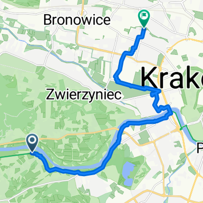Bodzów, Kraków do Racławicka, Kraków