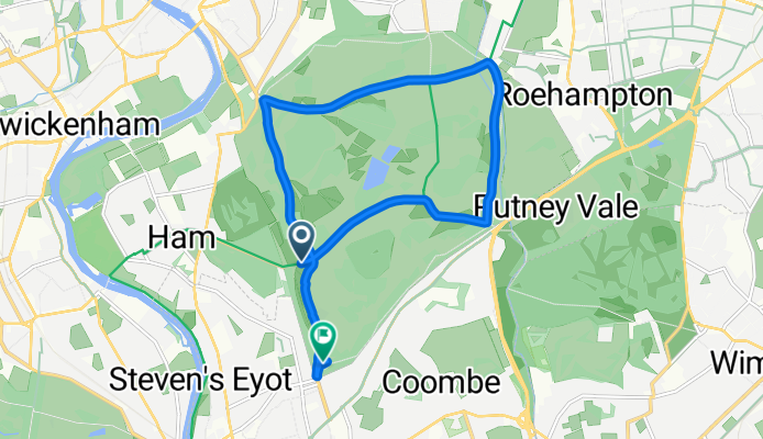 Ham Gate Lodge, Richmond to Kingston Gate Lodge, Kingston Upon Thames