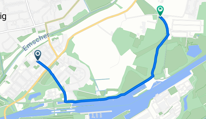 Schleusenweg, Herne nach Ringelrodtweg, Castrop-Rauxel