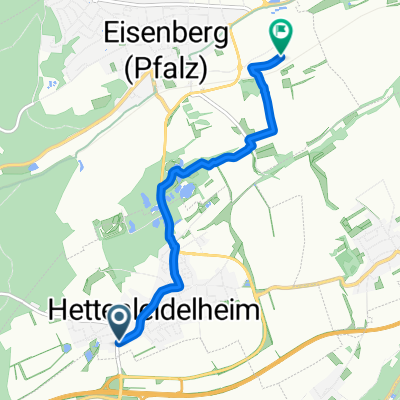 Wattenheimer Straße, Hettenleidelheim nach Am Gielbrunnen, Eisenberg